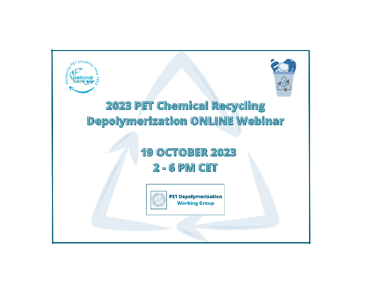 pet depolymerisation online webinar petcore europe